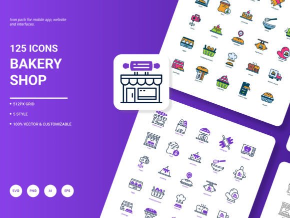 Bakery Shop Icon Pack: Editorial Graphics Review