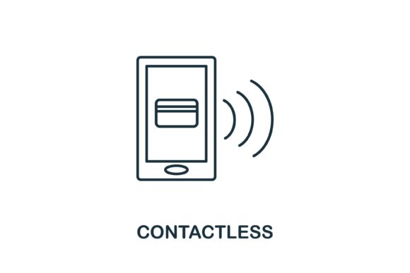 Contactless Icon: A Modern Graphics Asset for Creative Design