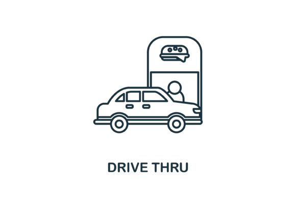 Drive Thru Icon: Graphics and Icons for Publishers