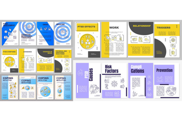 Life with PTSD Word Concepts Banner Set Graphics Review