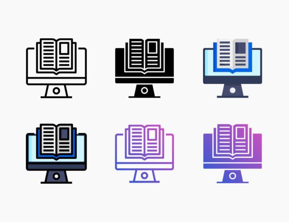 Online Education Icon: A Designer’s Stitch Test