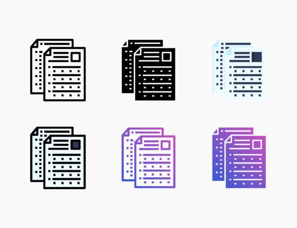 Paper Test Icon: Editorial Graphics & Icons Review