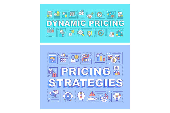 Pricing Strategies Banners: Graphics & Graphic Templates
