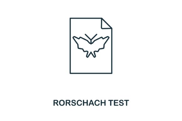 Rorschach Test Icon: A Unique Graphic for Modern Branding