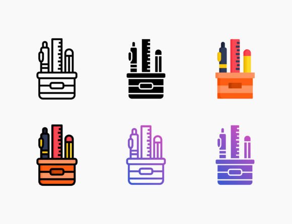 Stationery Icon Graphics: Editorial Icons for Publishers