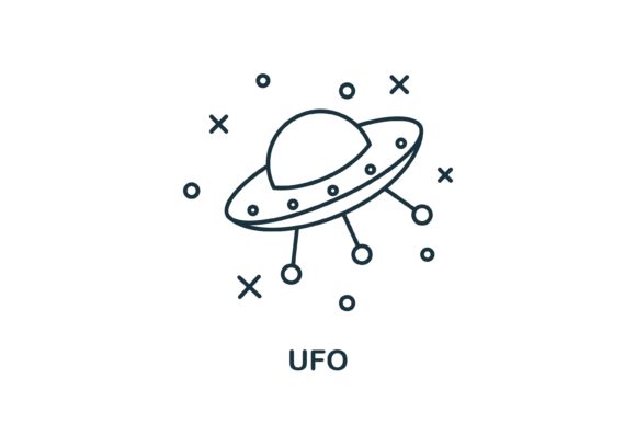 Ufo Icon Graphics and Icons for Modern Design